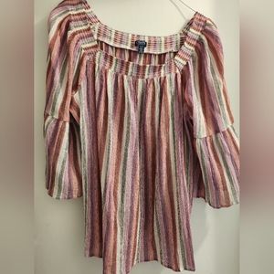 NEW Chaps cotton Blouse, Size 1x, NWOT